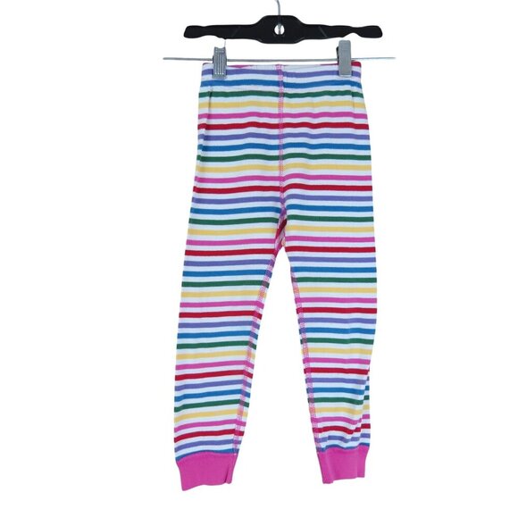 HANNA ANDERSSON Kid's Stripe Long John Pajama Pants Size 3T/90cm PJs Pink - Picture 1 of 10